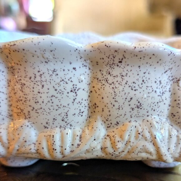 Vintage Planter MCM Retro Speckled Ungemach Pottery - Picture 5 of 6